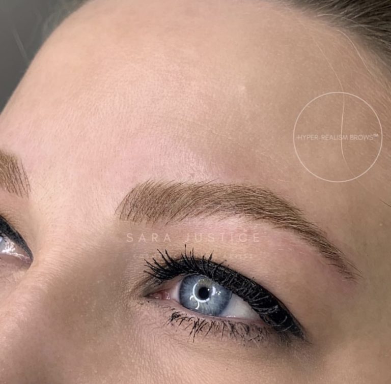 scultped eyebrows