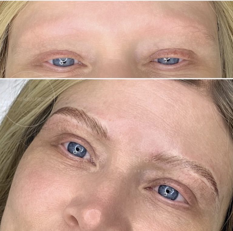 invisible makeup - natural looking eyebrow restoration