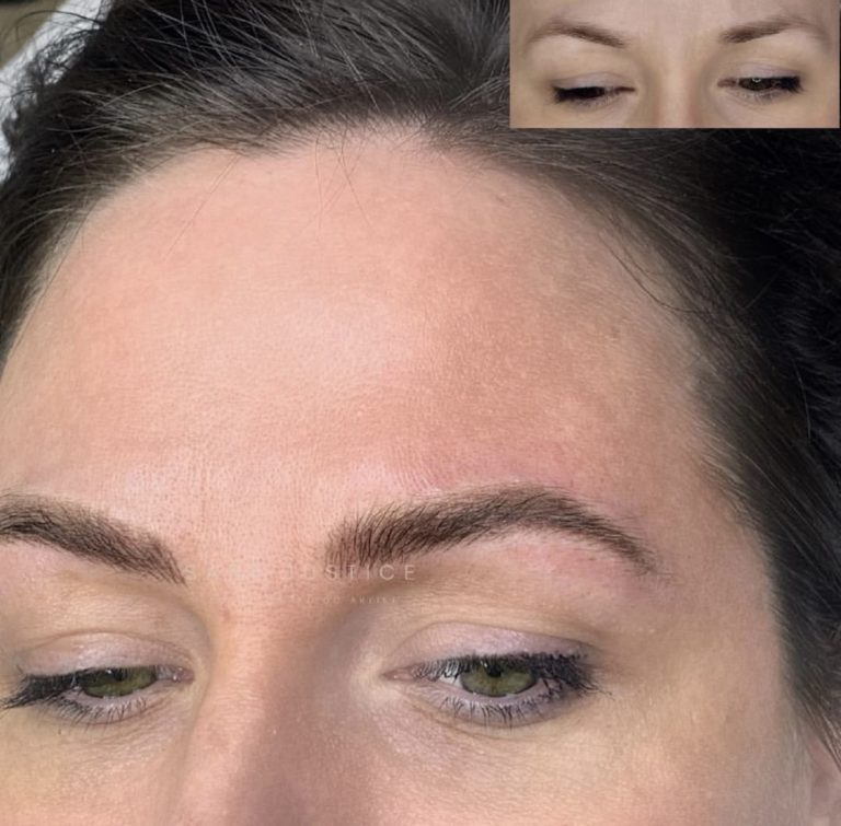 cosmetic eyebrow service example