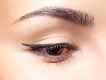 eye and brow close-up