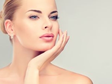 Face of a beautiful woman